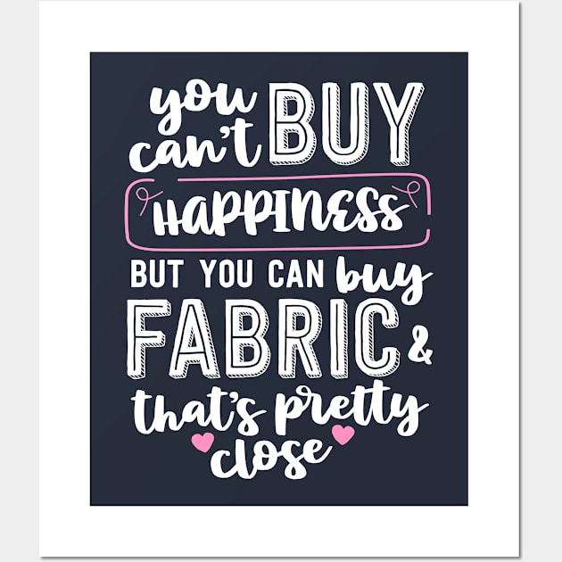 Funny Quilting Shirt For Women Quilt Fabric Quilter Sewing Wall Art by 14thFloorApparel